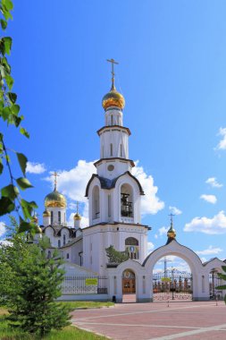Sibirya'nın Surgut kentindeki Ortodoks Kilisesi Hanlık-Mansiysk d