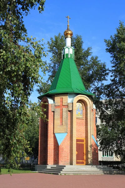 Cappella in onore della Santissima Trinità a Surgut Khanty-Mansiysk d — Foto Stock