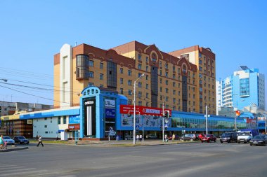 Rusya 'nın Surgut Khanty-Mansiysk ilçesinde kent manzarası