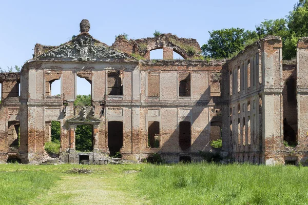 Ruins Baroque Palace Kamieniec Poland — Stock Photo, Image