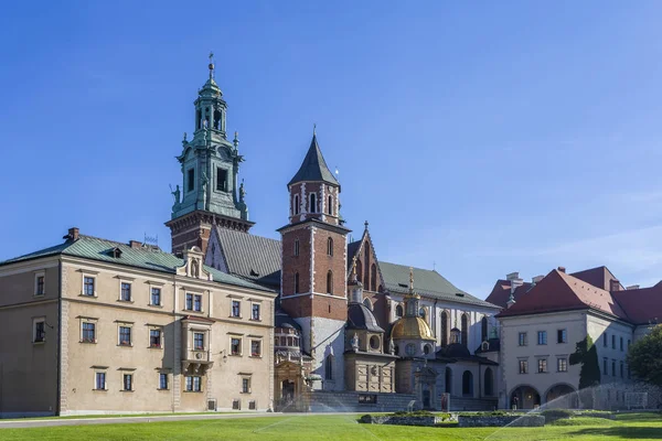 Wawel Királyi Vár Krakkó Lengyelország — Stock Fotó