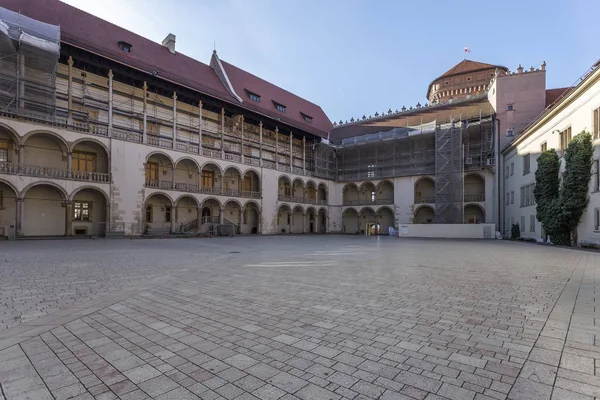 Wawel Königliches Schloss Krakau Polen — Stockfoto