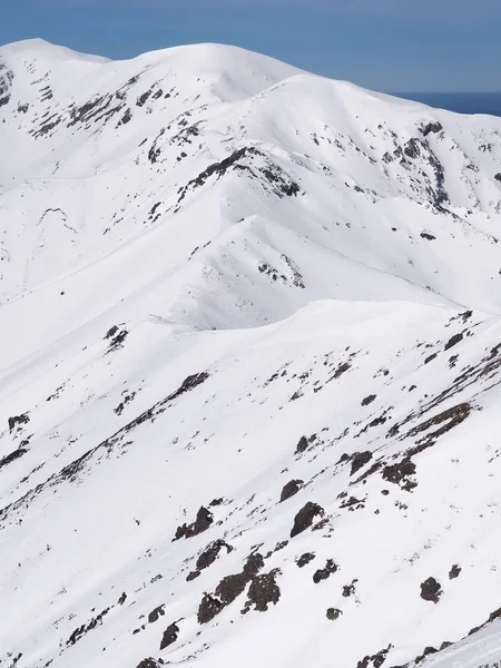 Χειμερινό τοπίο στα βουνά — Φωτογραφία Αρχείου