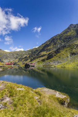 Romanya 'da Balea Gölü (Lacul Balea)