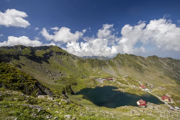 Romanya 'da Balea Gölü (Lacul Balea) — Stok fotoğraf