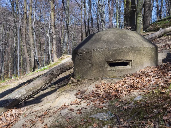 Staré, zapomenuté bunkr z druhé světové války — Stock fotografie