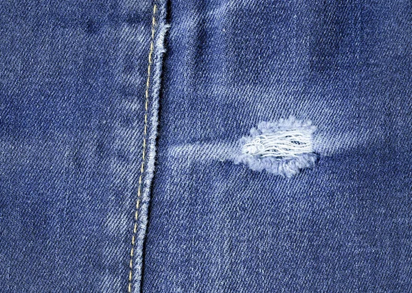 mavi kot arka plan, dikiş, delik 