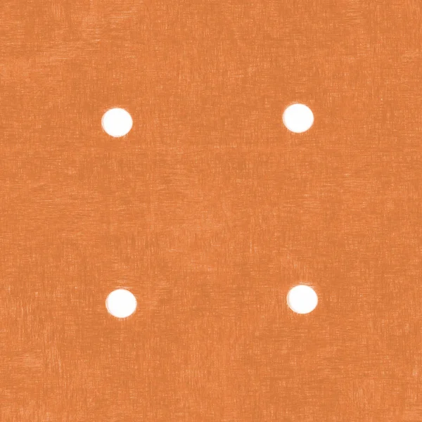 Oranje Gestructureerde Achtergrond Met Vier Gaten — Stockfoto