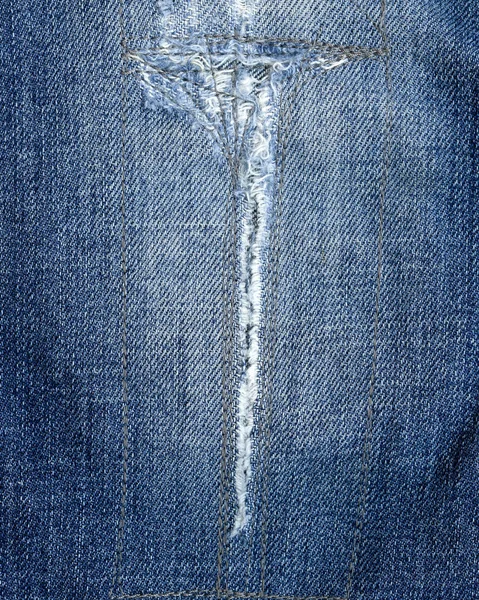 Fragment Förbaskad Blå Jeans Användbar Som Bakgrund — Stockfoto