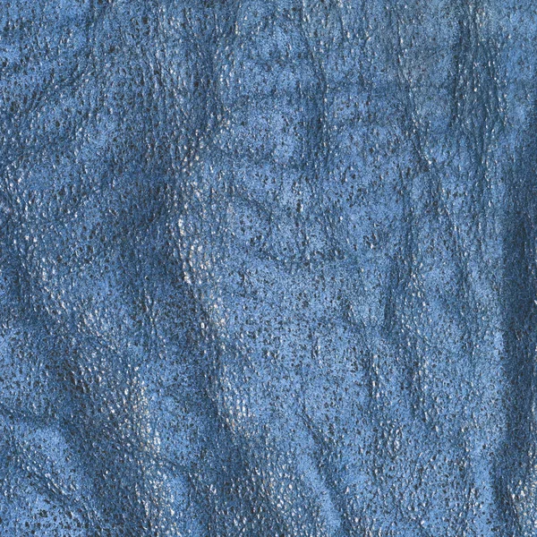 Blue Leather Texture Useful Background — Stock Photo, Image