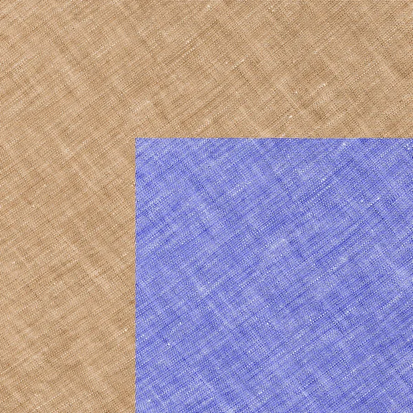 Arka Plan Mavi Kahverengi Kumaş Dokular Renkler — Stok fotoğraf