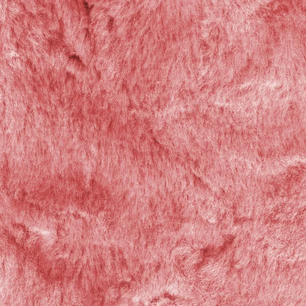Rosso Tessuto Pelliccia Artificiale Come Sfondo — Foto Stock