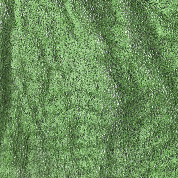 Green Natural Leather Texture Closeup Useful Background — Stock Photo, Image