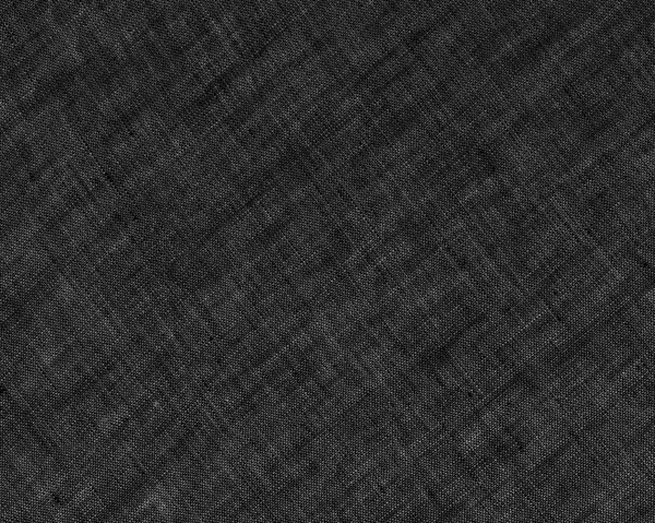 Vysoce Detailní Černé Textilní Textura — Stock fotografie