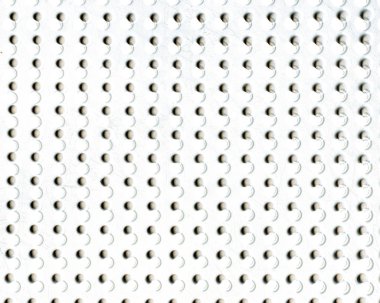 beyaz dokulu arka plan delik ile dekore edilmiştir. Tasarım çalışmaları için yararlı