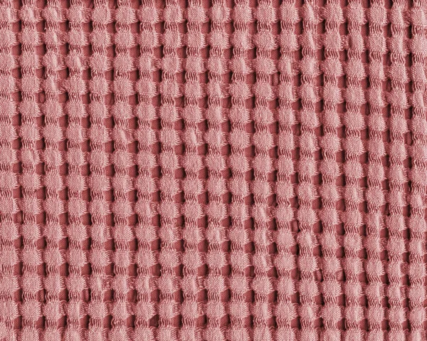 Textura Têxtil Vermelha Como Fundo — Fotografia de Stock