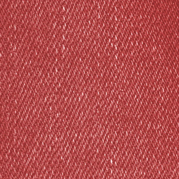デザイン作品の背景として赤デニムのテクスチャ — ストック写真