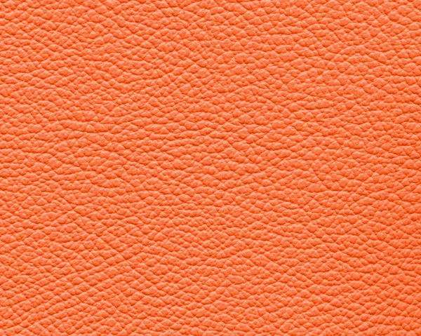 Texture Cuir Orange Utile Comme Arrière Plan Pour Les Travaux — Photo