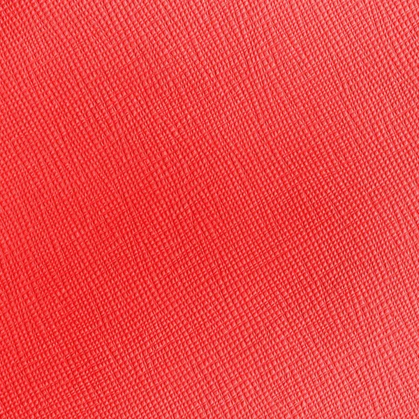 Textura Cuero Artificial Rojo Como Fondo — Foto de Stock