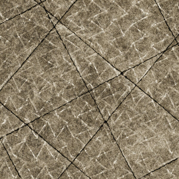 Texture of stitched brown textile insulation material