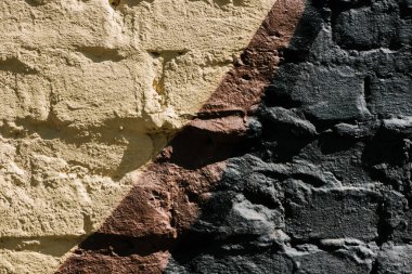 tam kare resmi renkli tuğla duvar arka plan 