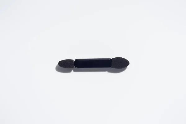 Black Makeup Applicator White Background — Stock Photo, Image