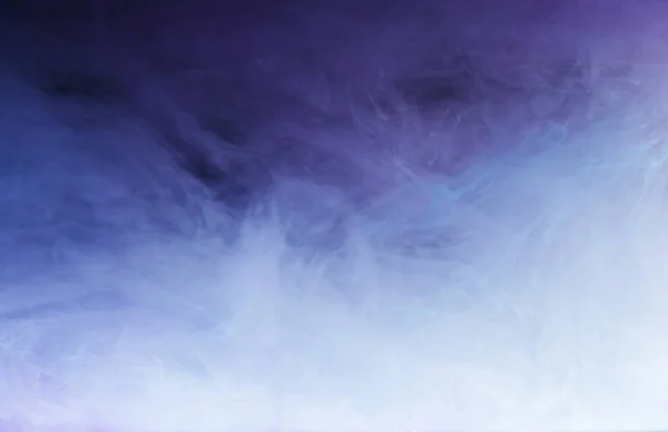 Abstrakter Blauer Und Weißer Hintergrund Mit Fließender Tinte — Stockfoto