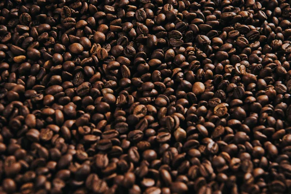 Konsistens Kaffebönor Färd Rostning — Stockfoto