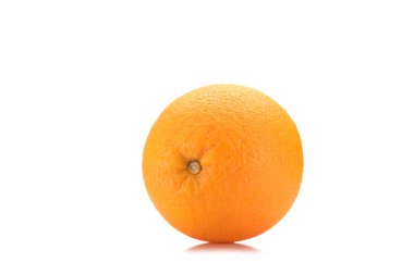 taze sağlıklı turuncu beyaz izole görünümünü kapat