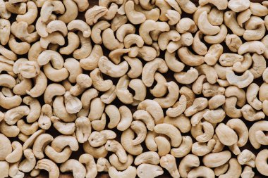 Top view of cashew in full screen clipart