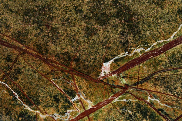 Elegant Grön Marmor Textur Med Naturlig Röd Mönster — Gratis stockfoto