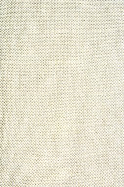 full frame of white woolen fabric background clipart