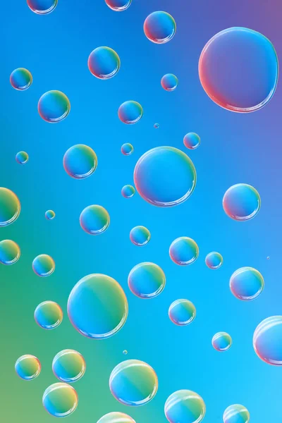 Close View Beautiful Calm Transparent Droplets Bright Abstract Background — Stock Photo, Image