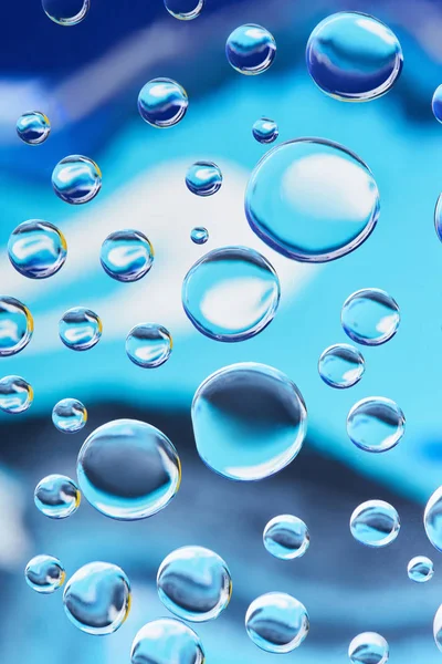Close View Beautiful Calm Droplets Blurred Abstract Background — Stock Photo, Image