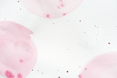 arka plan ile hafif pembe suluboya resim ve splatters