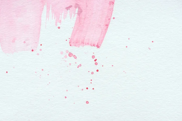 Abstracte Achtergrond Met Roze Aquarel Lijnen Splatters — Gratis stockfoto