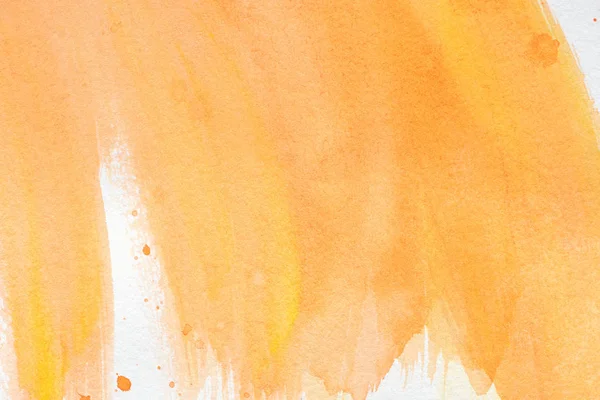 Abstract Orange Watercolor Strokes Wallpaper — Free Stock Photo