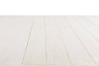  yüzeyi beyaz arka plan üzerinde izole beyaz ahşap plakalar