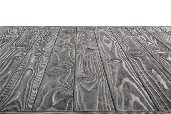 Oppervlakte Van Grijs Houten Planken Witte Achtergrond — Gratis stockfoto