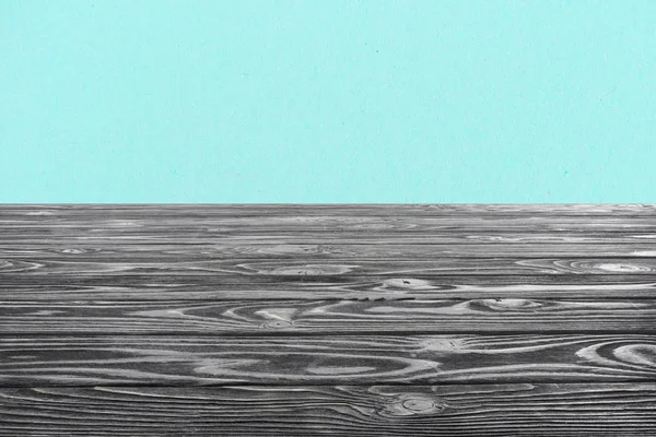 Шаблон Серого Деревянного Пола Бирюзовом Фоне — Бесплатное стоковое фото
