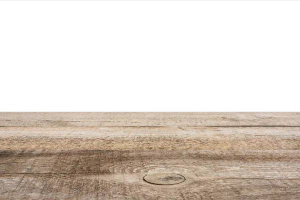 Template Brown Wooden Floor White Background — Stock Photo, Image