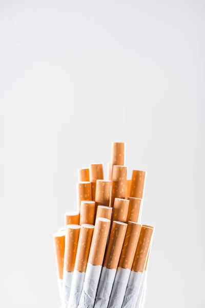 Estúdio Tiro Cigarros Isolados Cinza — Fotografia de Stock