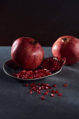 Garnet metal bir kase stüdyo çekim