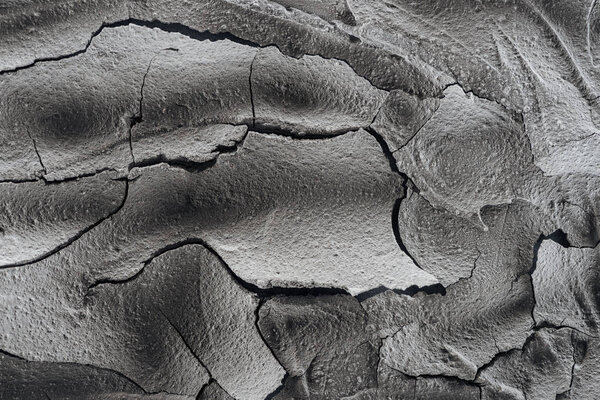 треснувшая бесплодная поверхность земли, концепция глобального потепления
