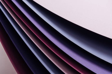 parlak mavi, beyaz, Bordo, pembe ve mor yaprak kağıt 