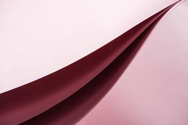 Чистые Красочные Листы Бумаги Розовом Фоне Копировальным Пространством — стоковое фото