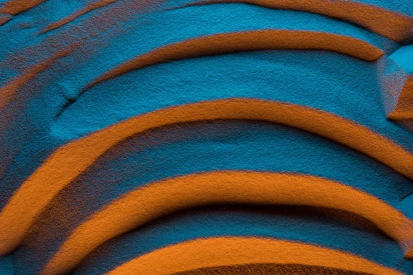 Вид Зверху Текстурованого Піщаного Фону Кольоровим Фільтром — стокове фото