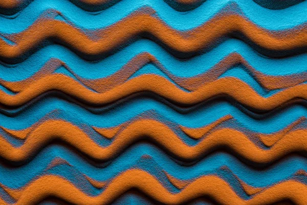 Top View Wavy Background Sand Color Filter — Stock Photo, Image