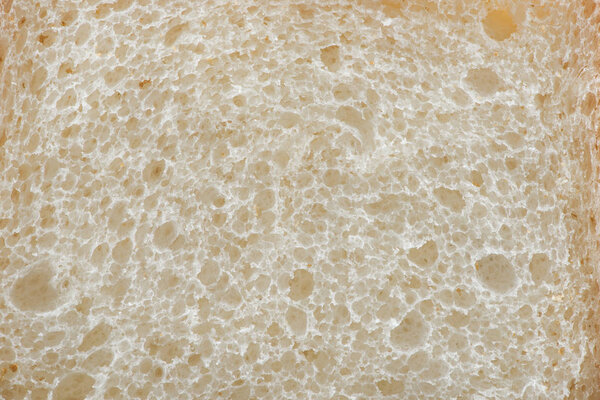 close up view of white textured bread