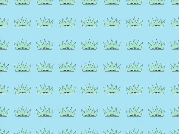 Seamless Background Pattern Crowns Blue Independence Day Concept — Stock Photo, Image